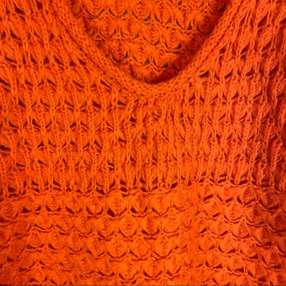 NWT Free People Crashing Waves Pullover Oversized Chunky Knit Boho Sweater Sz L - Picture 8 of 16